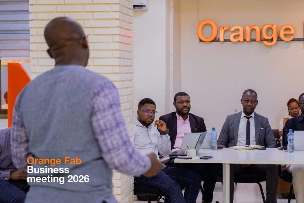 Business meeting Orange Fab 2026 à l’Orange Digital Center.